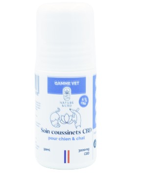 soin coussinet chien et chat CBD