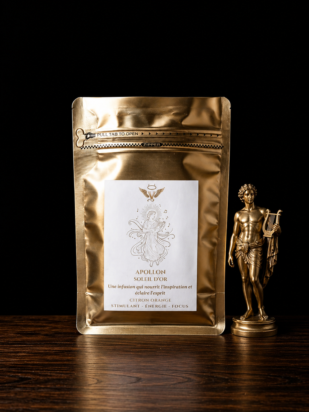 apollon fraise citron infusion mythologie