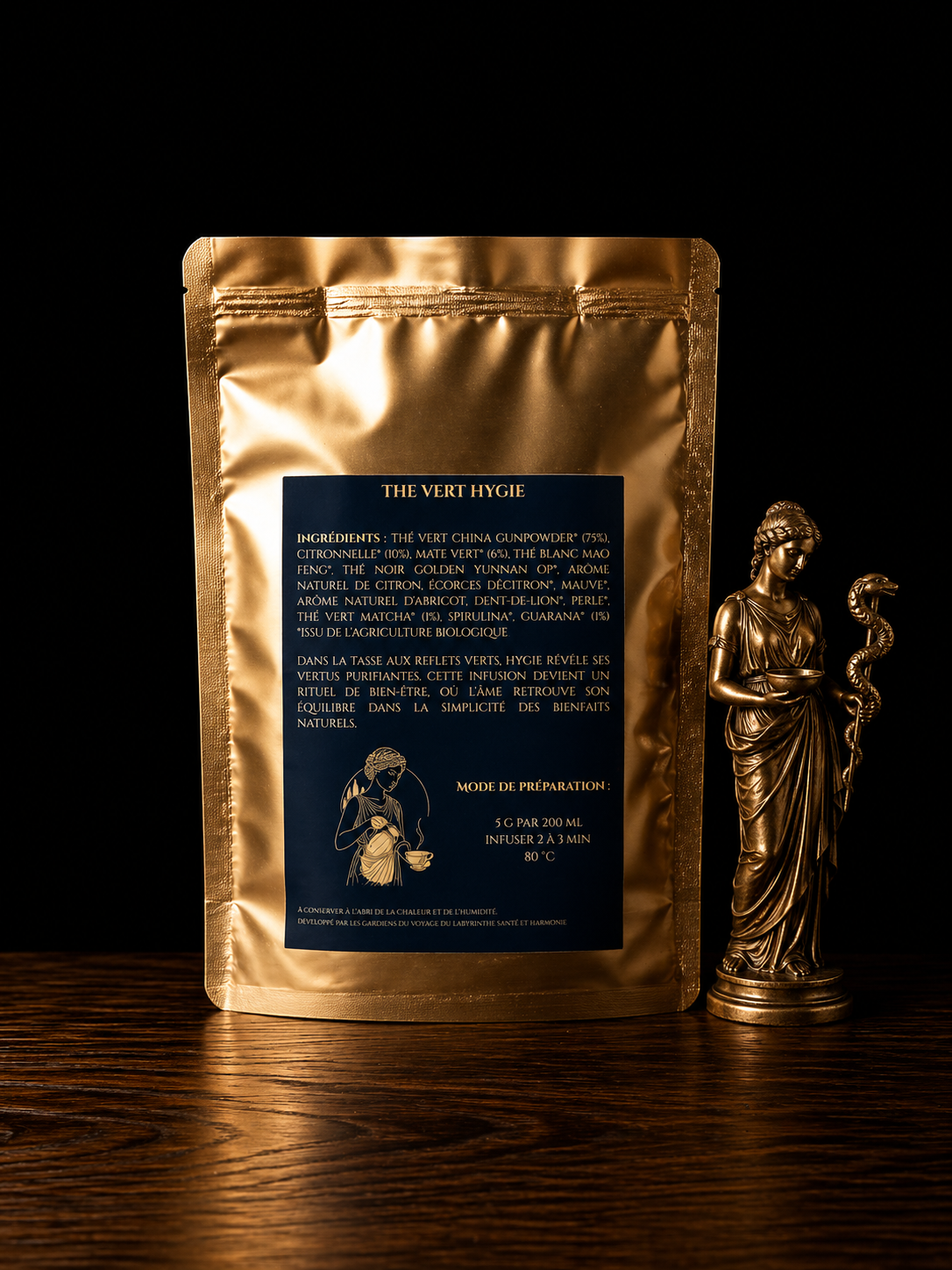 hygie mythologie thé vert detox purifiant