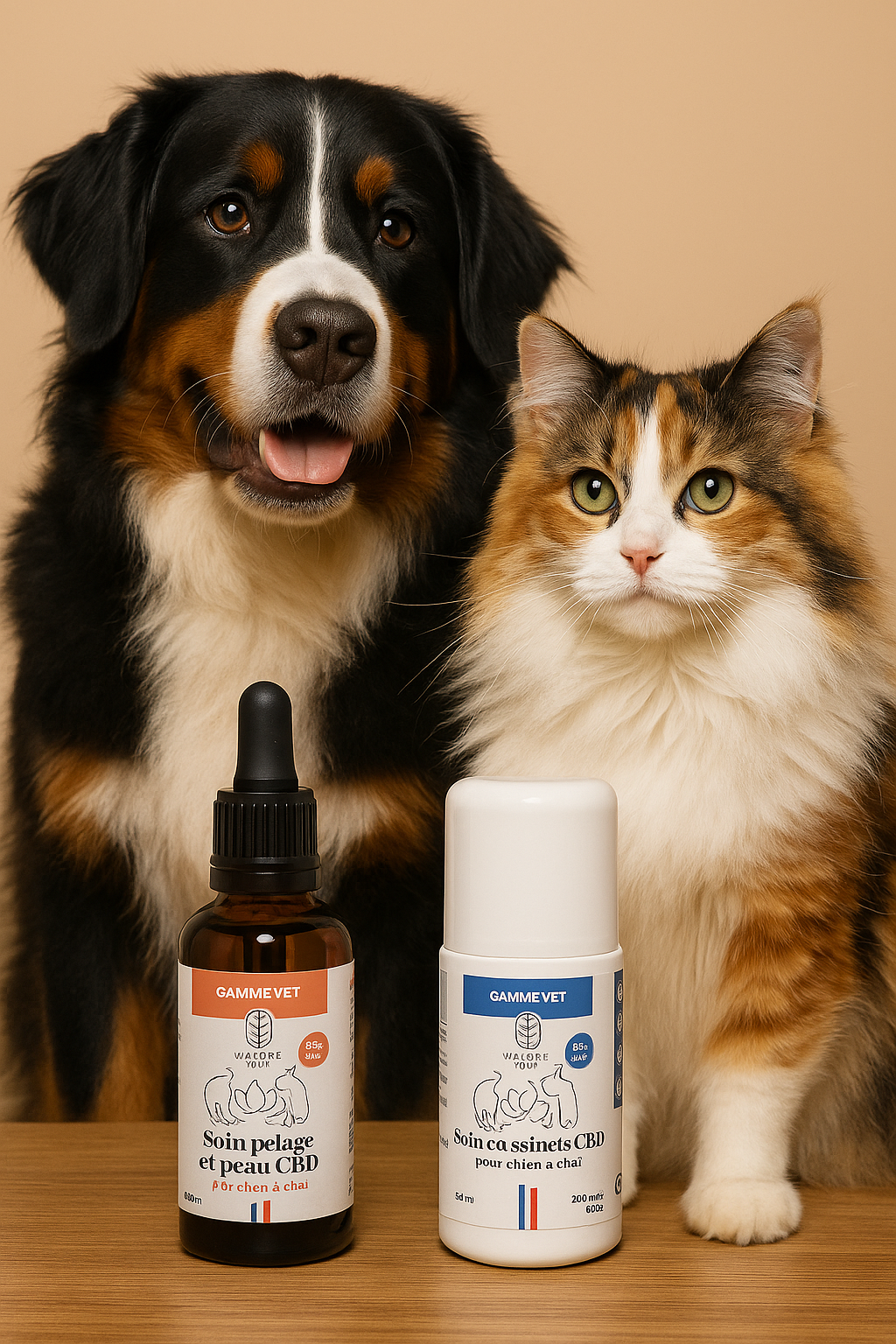 animaux chien chat cbd pelage soin coussinet
