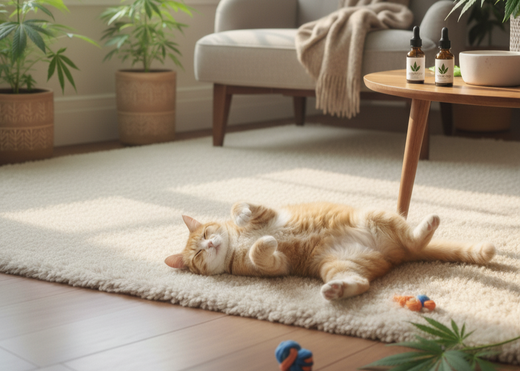 gamme animale chat détendu CBD