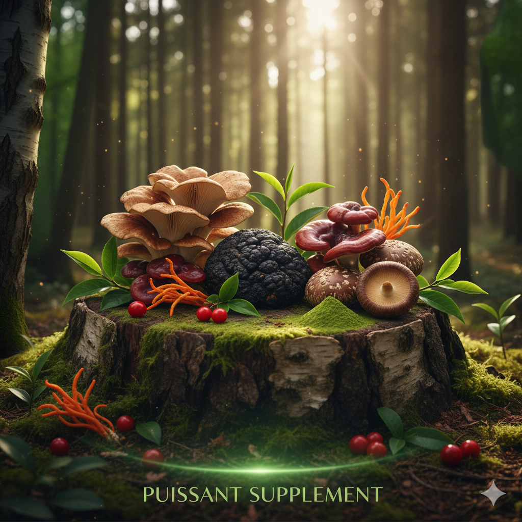champignons adaptogène et fonctionnels