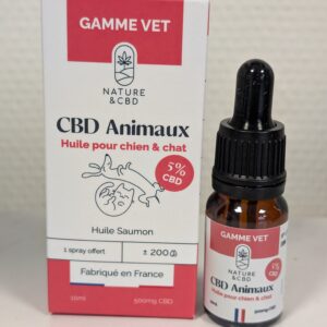 huile saumon 5% cbd animaux