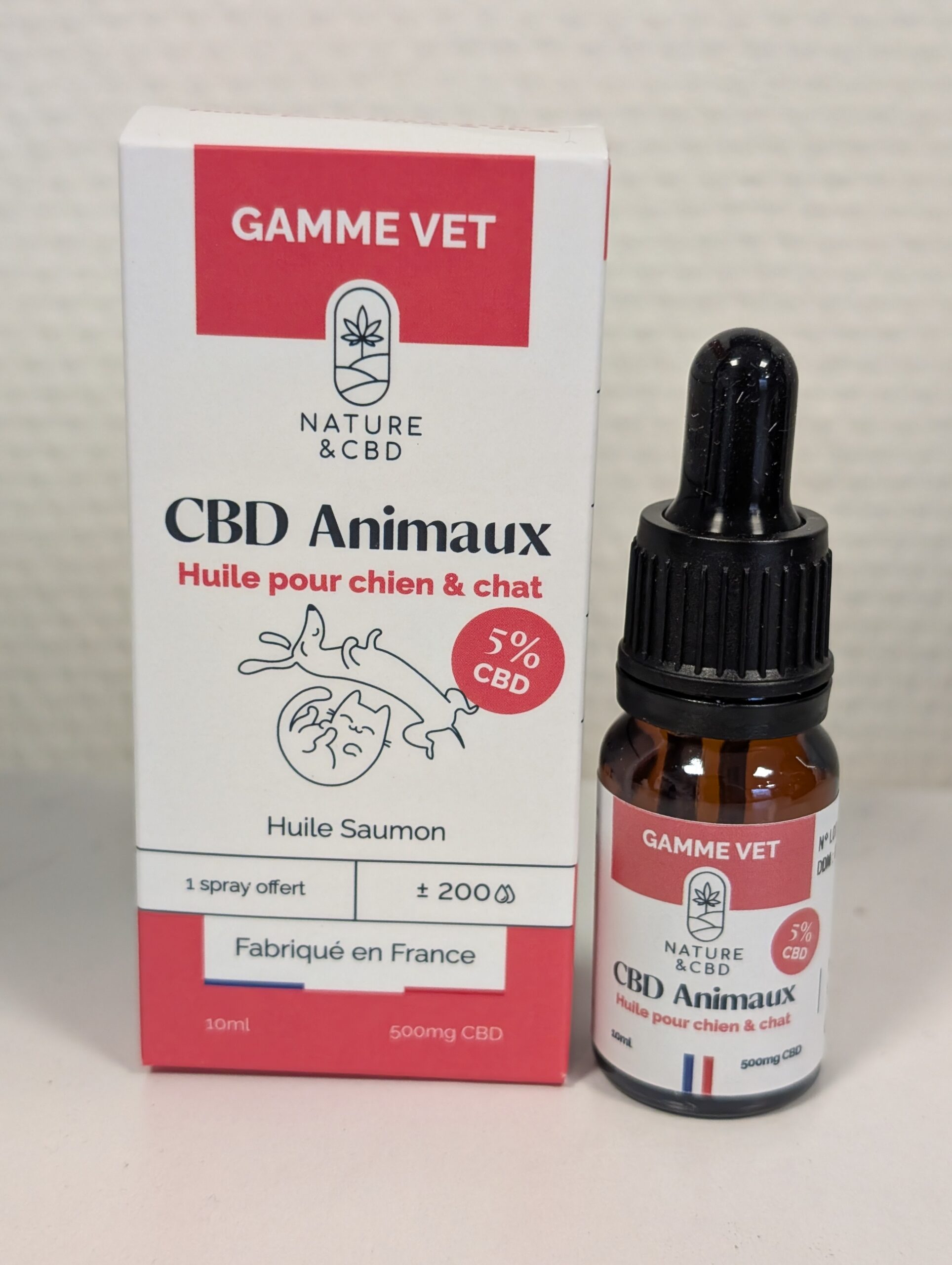 huile saumon 5% cbd animaux