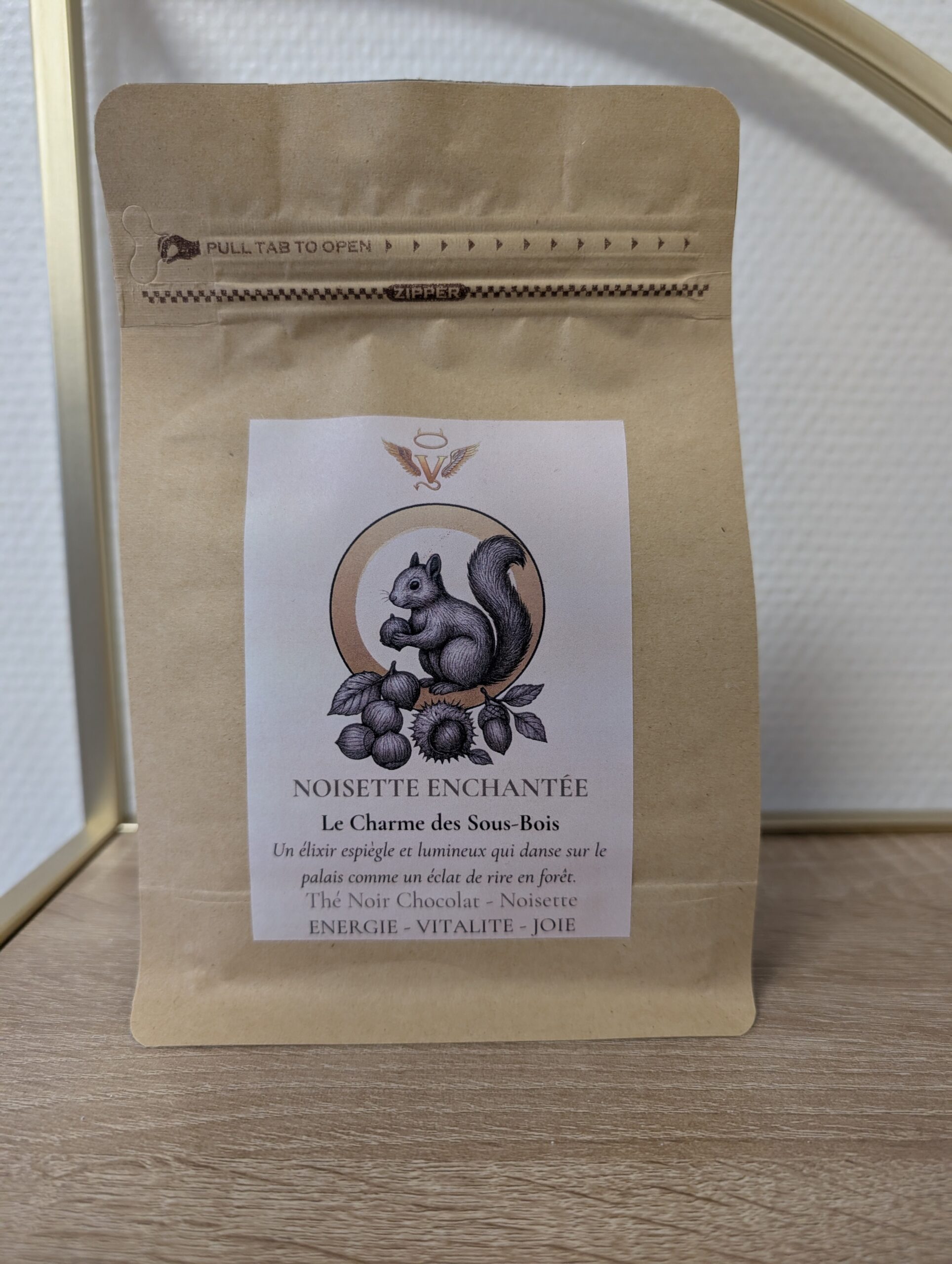 noisette enchantée thé noir noisette