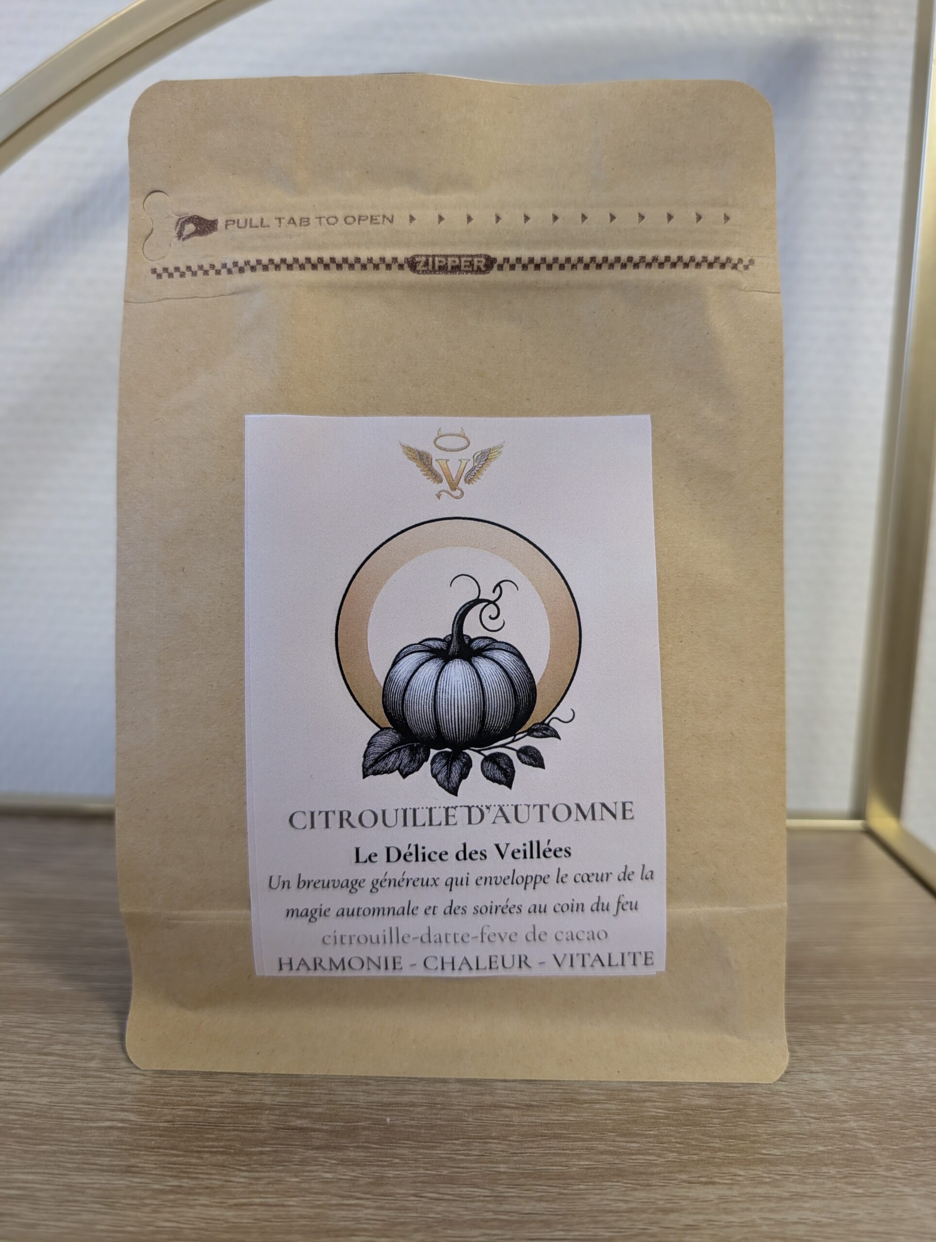 infusion pomme citrouille datte automne CBD 20%