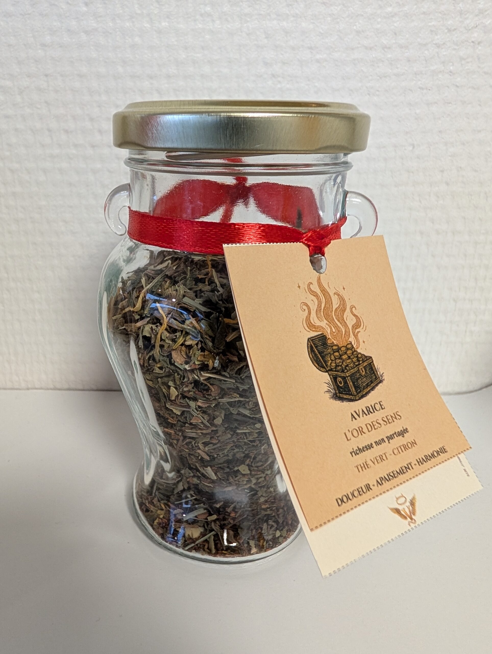 amphore cbd avarice thé vert matcha 7 sept péchés caiptaux