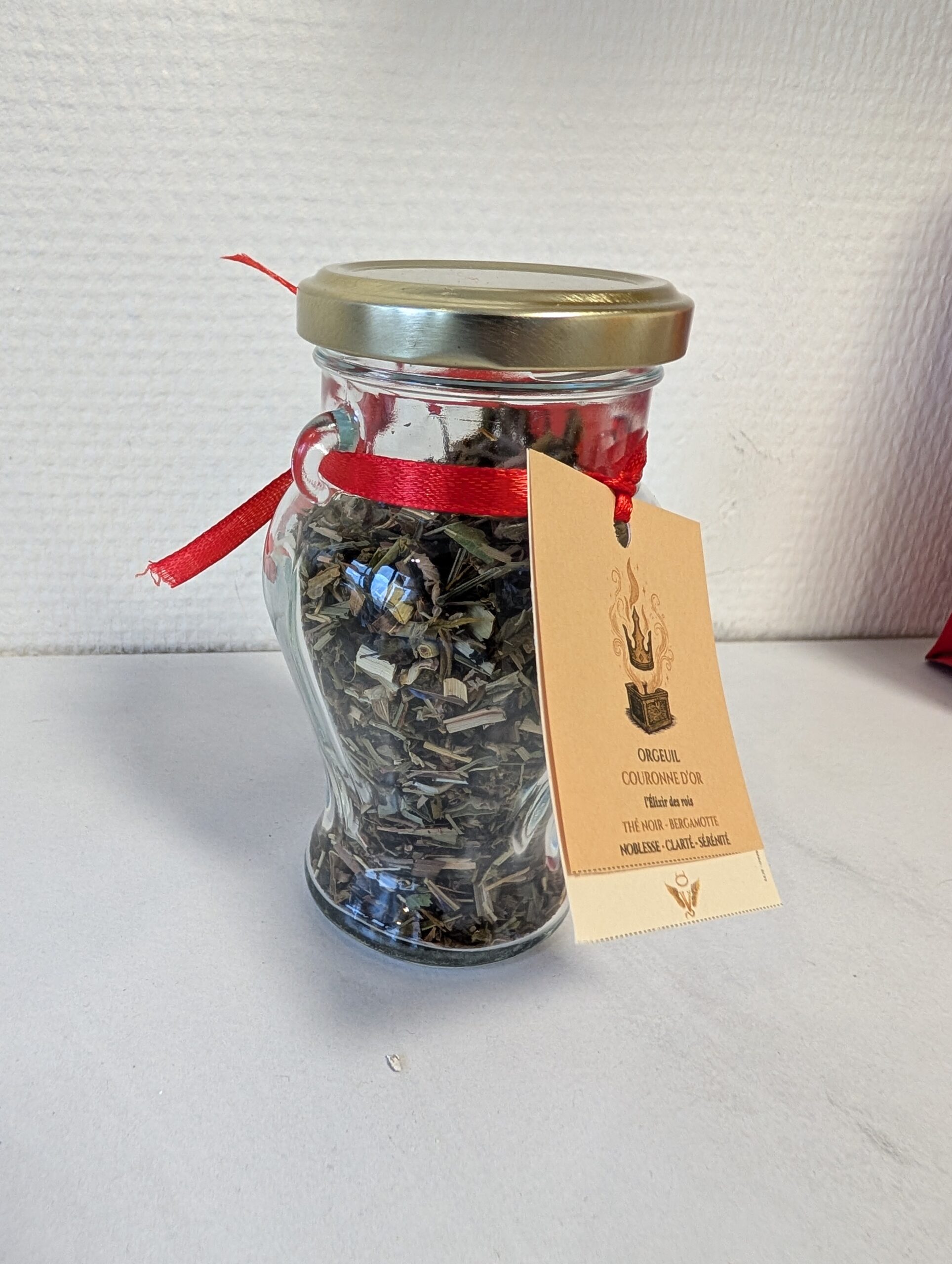 thé vert poivre rose CBD amphore