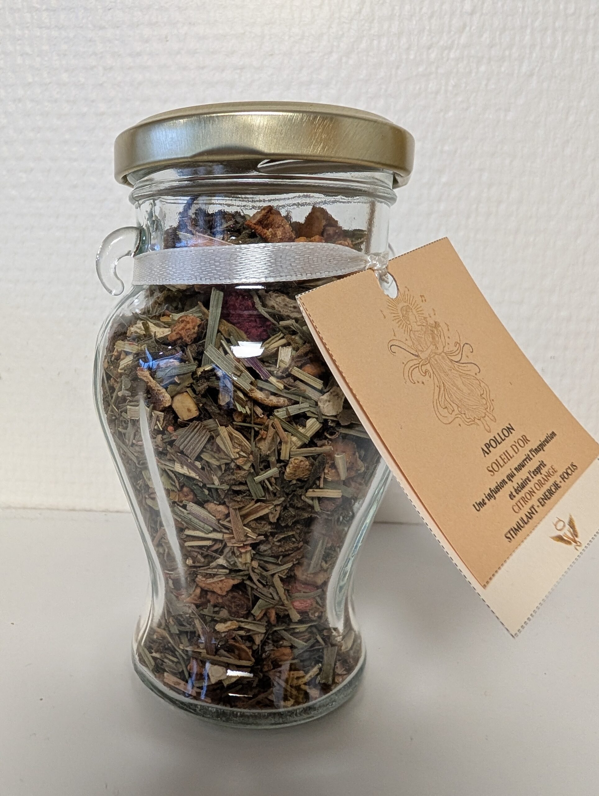 infusion Apollon, CBD fruits rouges, infusion solaire, tisane énergisante, Vice & Vertu Mythologie