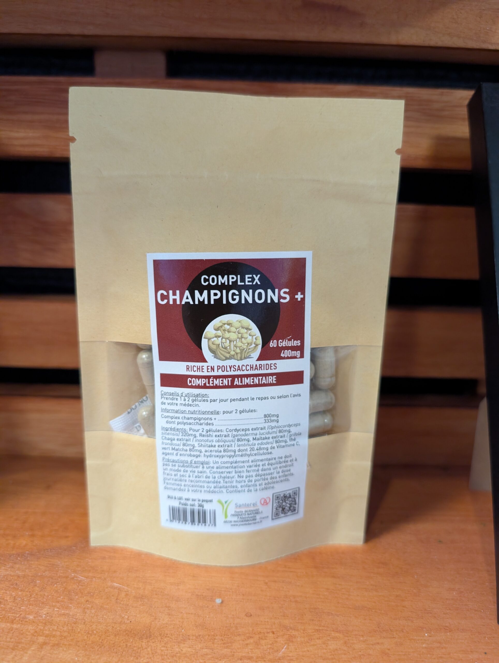 complexe champignon maitake reishi shiitake chaga