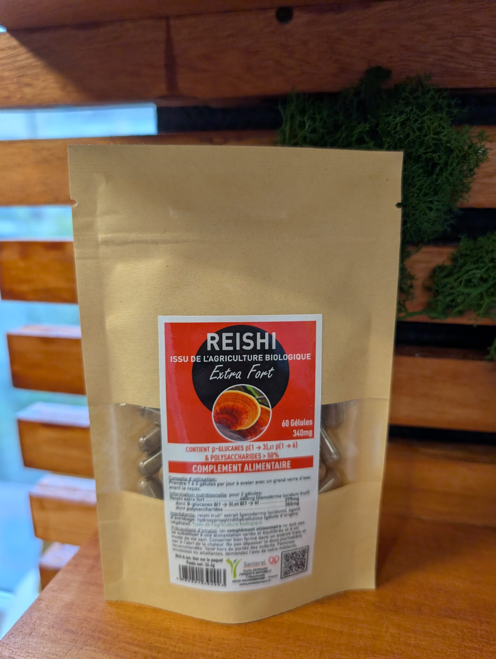 Reishi champignon adaptogène fonctionnel