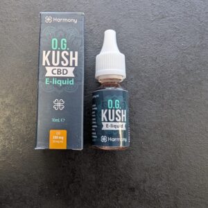 O.G. Kush e-liquide 300 600 CBD vape e cigarette