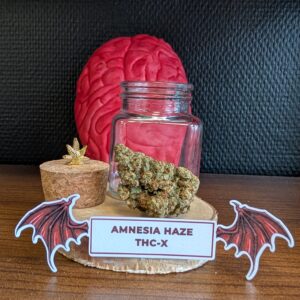 Amnésia Haze THCX fleurs molécules CBD Vice & Vertu