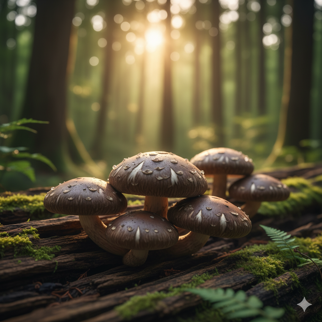 champigon miitake fonctionnel