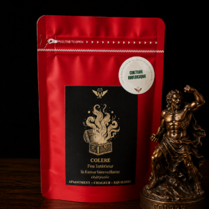 Un chai riche en épices — gingembre, cannelle, clou de girofle et guarana sept péchés capitaux colère
