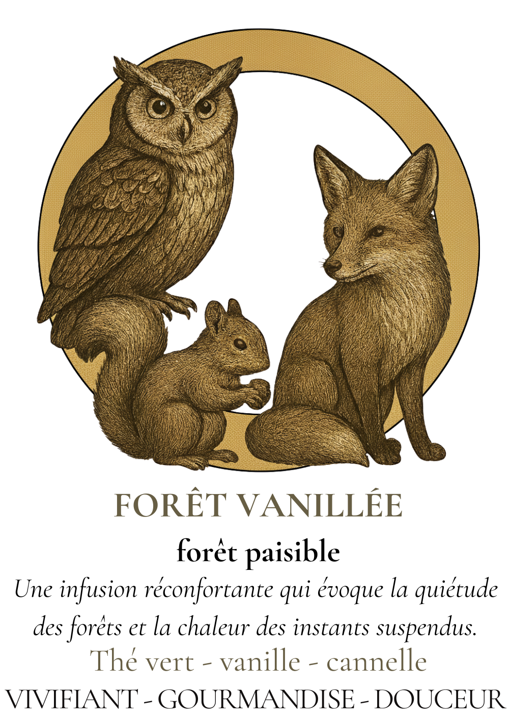 foret vanillée thé vert