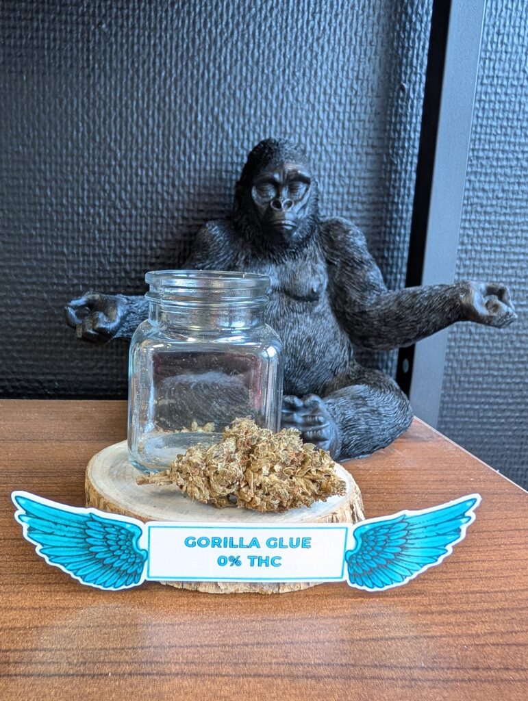 gorilla blue vertueuses, 0% THC