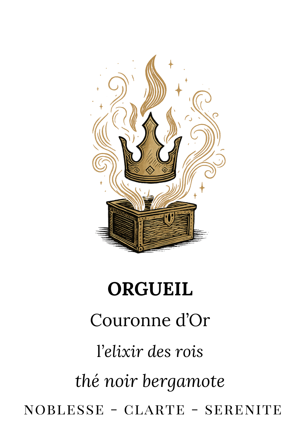 thé vert poivre rose CBD sept péchés capitaux orgeuil