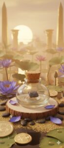 résine de lotus bleu