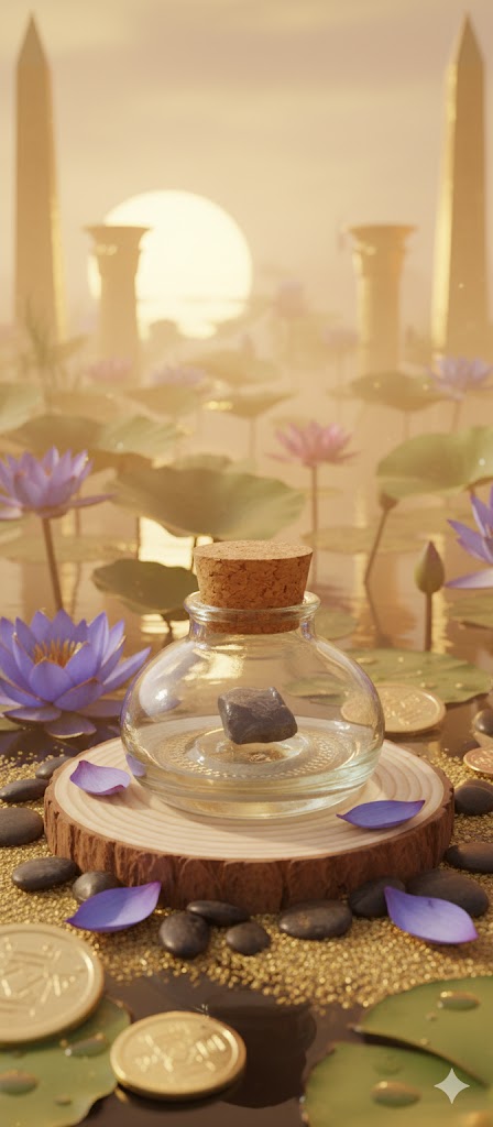 résine de lotus bleu