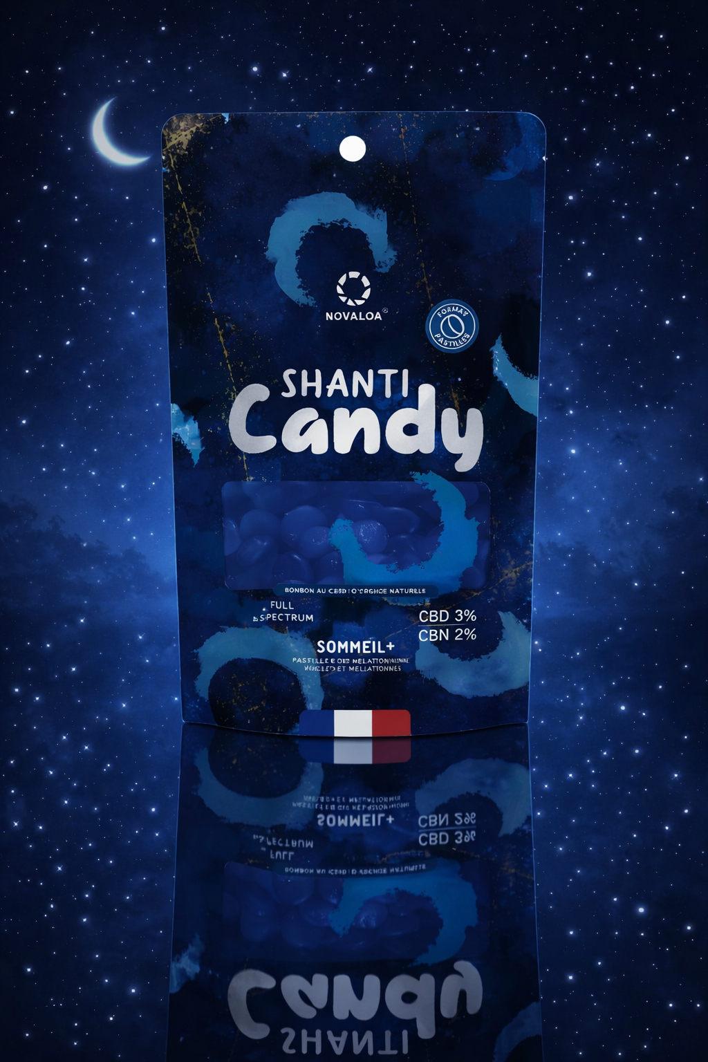 pastilles CBN mélatonine CBD vice et vertu novaloa