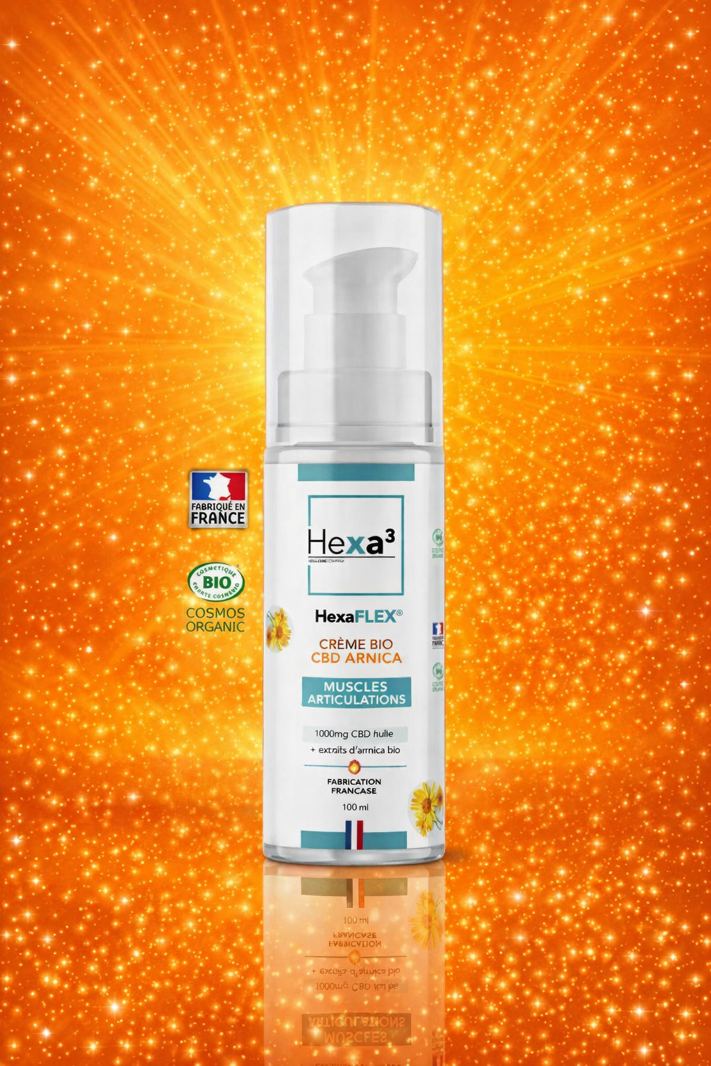 arnica CBD vice et vertu Harpagophytum, Gaulthérie, Menthe,