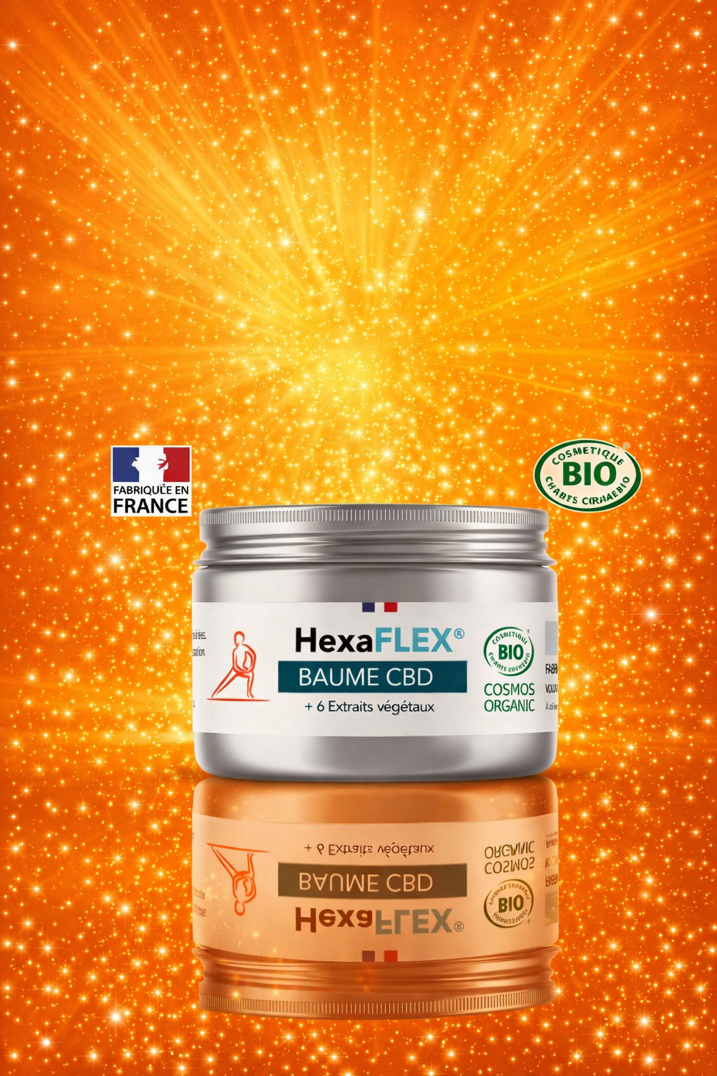 baume bio gaulthérie menthe poivrée hexa cbd