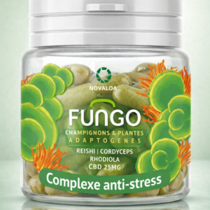 reishi fungo anti stress rhodolia cbd vice et vertu novaloa