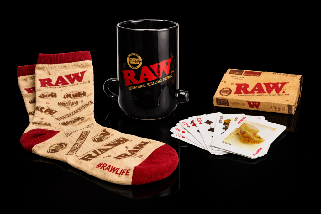 raw life jeu de carte smoker chaussettes chanvre tasse