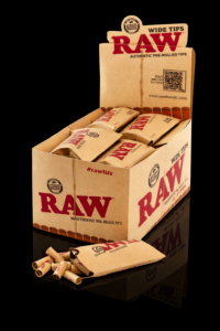 filtres roulés tips 8mm raw non blanchi