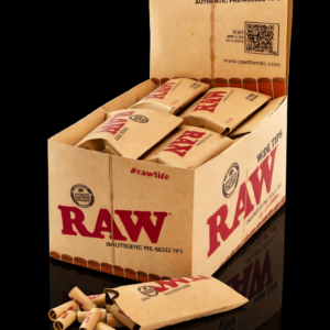 filtres roulés tips 8mm raw non blanchi