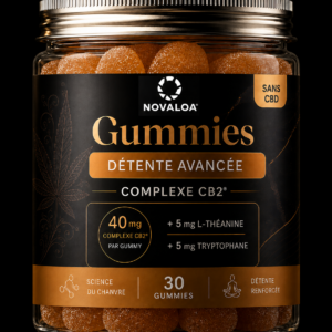 gummies détente profonde sans thc sans cbd peche ananas novaloa CB2 vice et vertu