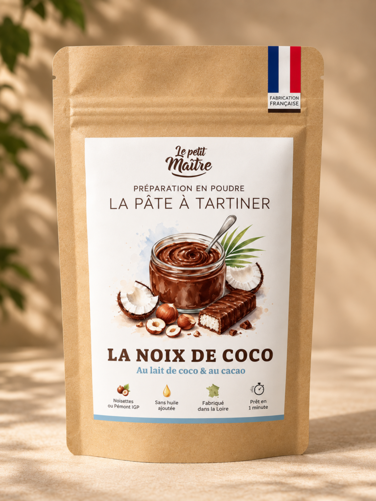 pâte à tartiner coco le petit maître vegan bio sans lactose
