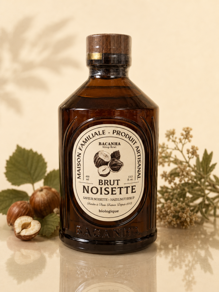 Sirop Brut Noisette Bio - Bacanha