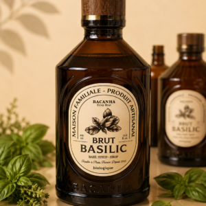 Sirop Brut Basilic Bio - Bacanha