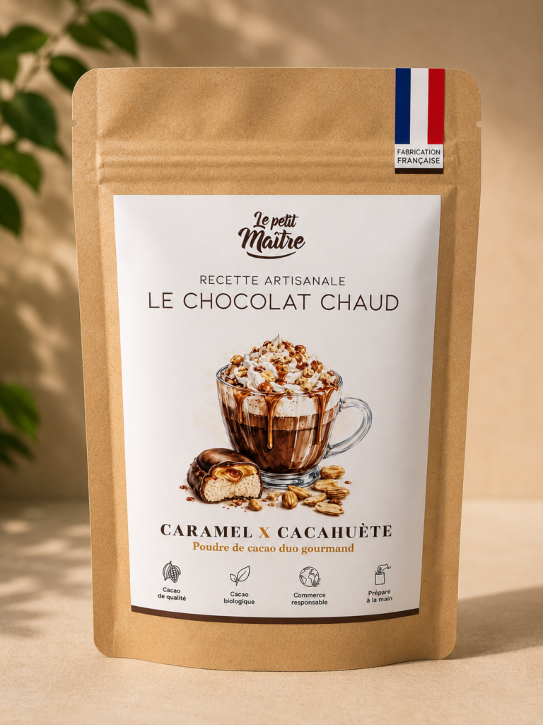 Chocolat Chaud Caramel x Cacahuète Bio - Le Petit Maître