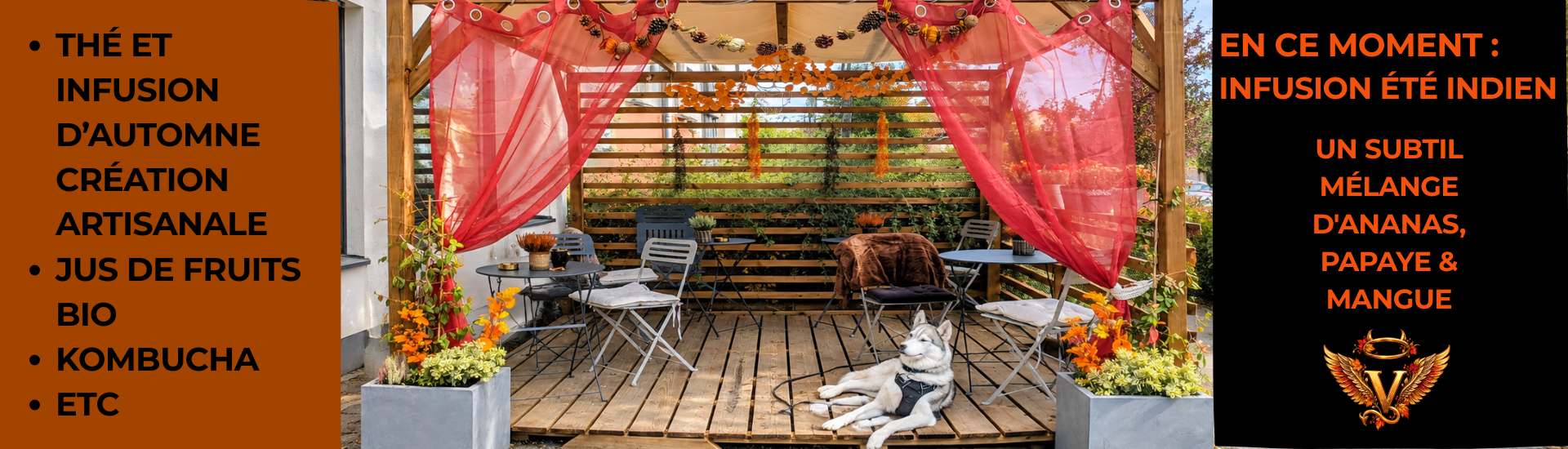 terrasse automne vice et vvertu cbd thé infusion été indien équinoxe  metz