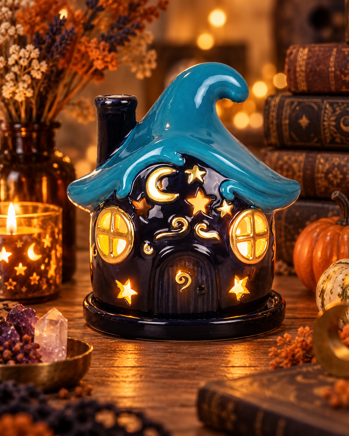 Porte-encens pour cônes Moonwave Cottage – Image 2
